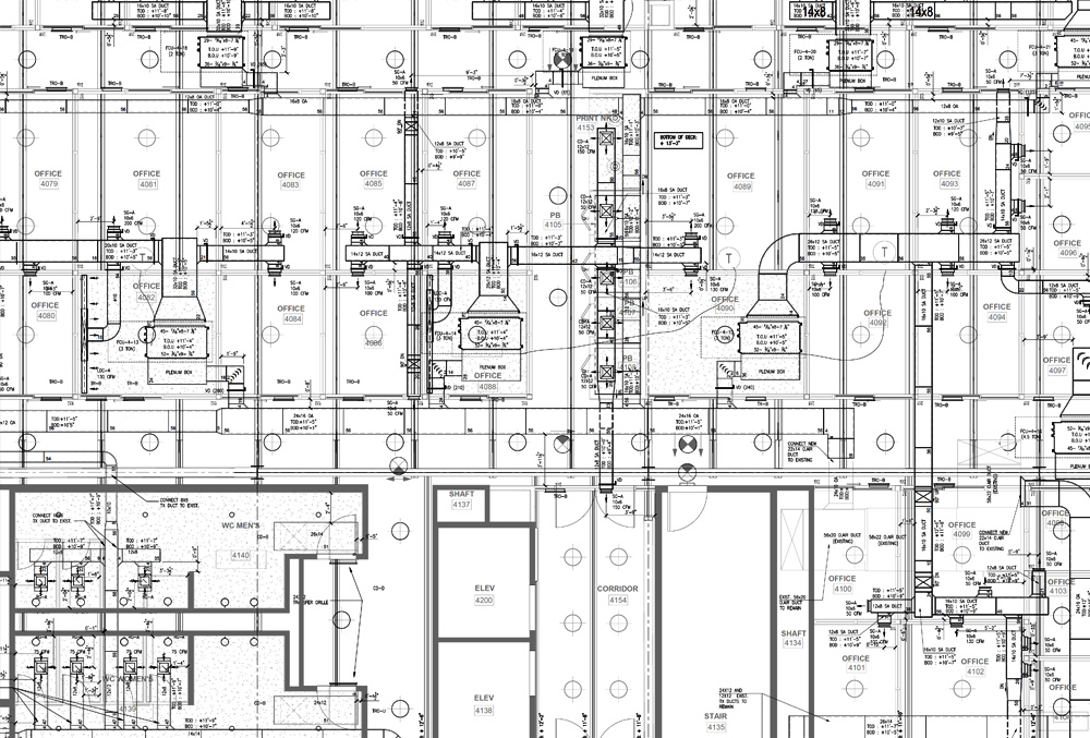HVAC CAD Drafting Services