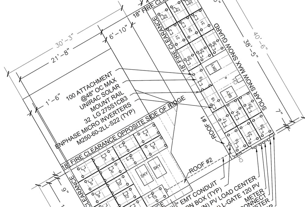 Solar Panel Drawings  Services